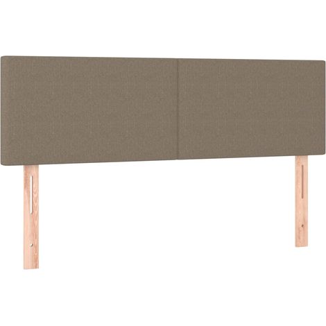 Maison Exclusive - Kopfteile Taupe 144x5x78/88 cm Stoff