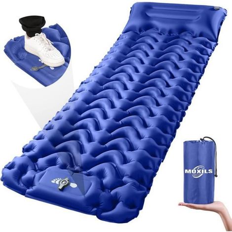 Matelas De Camping - Gonflable - 1 Place - Ultra Léger - Pour Adulte - Noir (1/4)