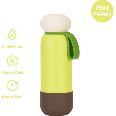 Gourde Isotherme Color-Block 2025 25oz Acier Inoxydable Grande Capacité Portable pour Extérieur (1/5)