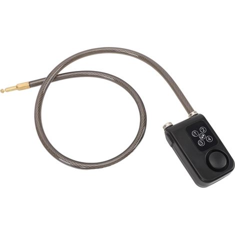 Verrouillage par Mot de Passe pour Moto, Alarme de sécurité sans clé, Antivol Puissant de 110 DB avec Indicateur de Batterie Faible et étanchéité IP44, Idéal pour Moto, Bagages, Véhicules, (1/4)