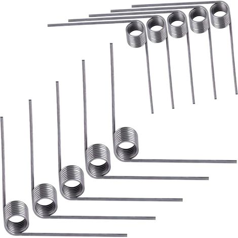 10 Pièces Ressort de Torsion Ressort de Rappel Diamètre du Fil 0 5mm Diamètre Extérieur 5mm Angle 90° pour réparations à Domicile (1/4)