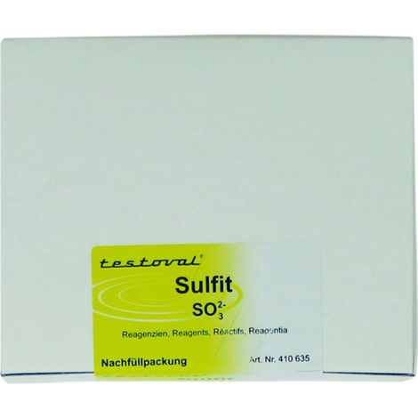Reagenziensatz Sulfit Nachfüllpackung