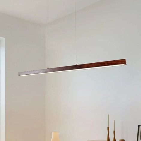 [GEBRAUCHT] B-Ware Lucande Led Hängelampe Pendelleuchte Nihalo Walnuss Cct Dimmbar Holz Kunststoff