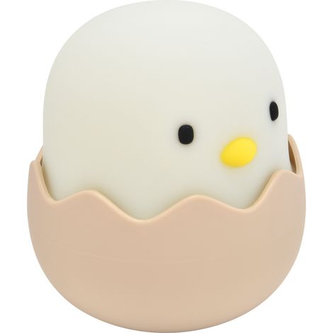 Veilleuse en silicone 3D en forme de coquille d'œuf, en forme de poulet, pour enfants (1/5)