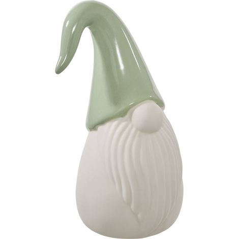 GNOME CERAMIQUE LED VERT H17 - Feeric lights & christmas (1/3)
