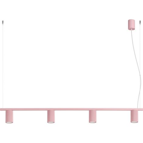 Lampadari Karbon rosa 122x212x6.5cm Alluminio Sollux (1/5)