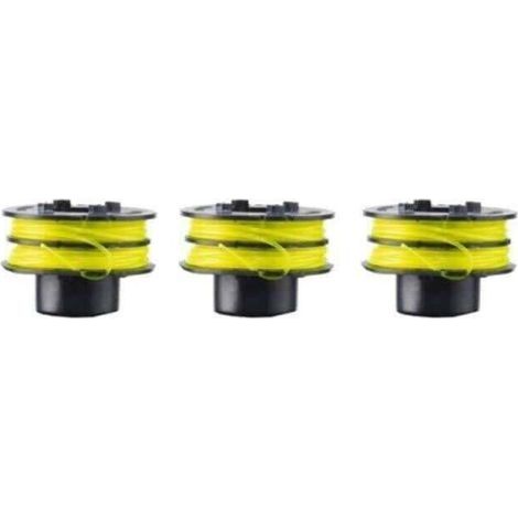 RYOBI Lot de 3 bobines double fil diamètre 1.2mm RAC119 (1/3)