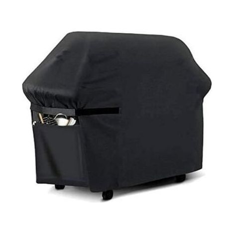 ZVD-210D wasserdichte, UV-beständige Barbecue-Abdeckung aus Oxford-Stoff mit Seitentaschen (1/4)