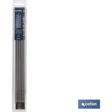 Électrodes blister ACIER INOXYDABLE E-316l Ø2,5 mm 10 unités
