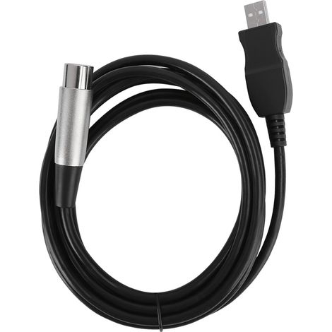 Câble adaptateur USB vers XLR pour microphone, 3 mètres. (1/5)