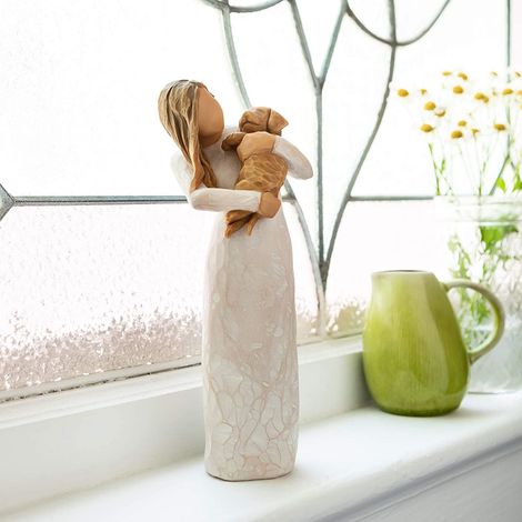 Statue de saule en résine, ornements artisanaux, figurine de saule