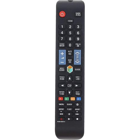 Ersatzfernbedienung für Samsung TV/Smart TV/HDTV, kompatibel mit AA59-00581A AA59-00582A AA59-00594A (1/5)