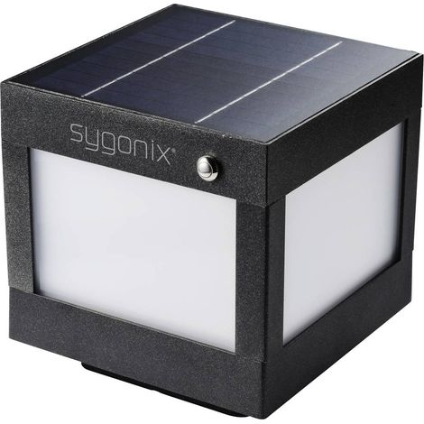 Sygonix SY-5593808 Lampada solare da parete per esterni SMD LED LED a montaggio fisso 3 W Nero (1/5)