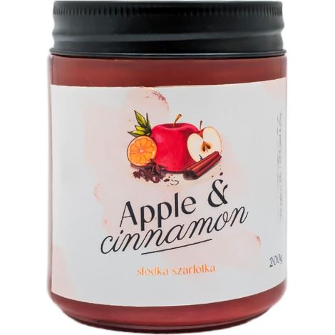 Bougie de soja à la pomme