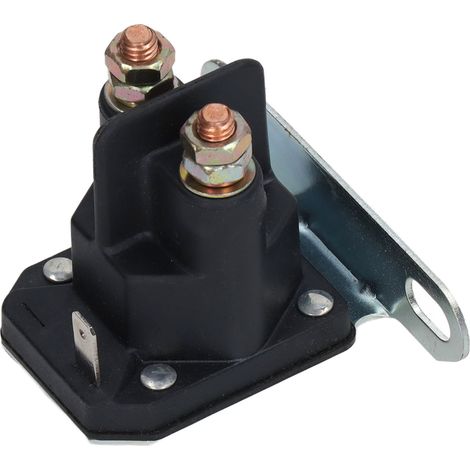 Relais de Démarrage Solénoïde 12V 4.8W pour Tondeuse à Gazon et Appareils Électroménagers, Bobine en Laiton ABS (1/5)