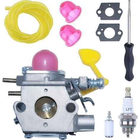 545081855 Carburateur BVM200VS pour Poulan Pro McCulloch Craftsman BVM200C P200C GBV325 P325 PP320 XLB, Compatible avec MAC GBV325 MC200VS Souffleur 25CC WT-875 WT-875A avec kit de remplacement (1/5)