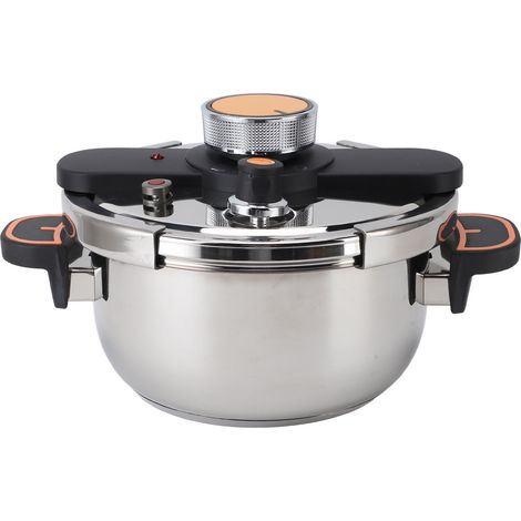 Autocuiseur professionnel efficace, chauffage rapide et uniforme, empêche le bâton, grande capacité, marmite en acier inoxydable 304 pour la cuisine domestique, 4L