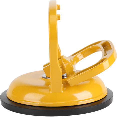 ventouse à verre à une griffe en alliage d'aluminium jaune (1/5)