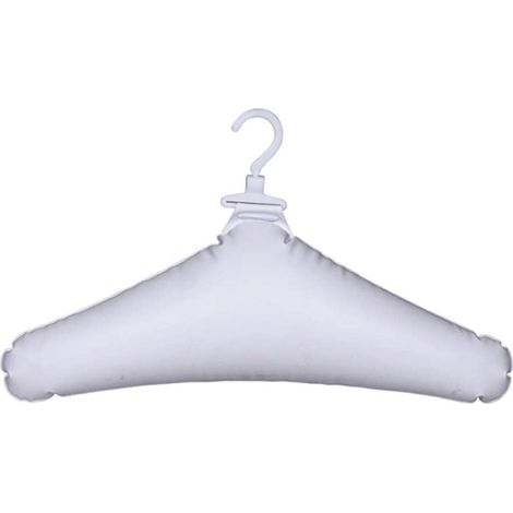 Cintre gonflable pliable et créatif, sans traces, support de rangement rotatif pour vêtements (1/5)