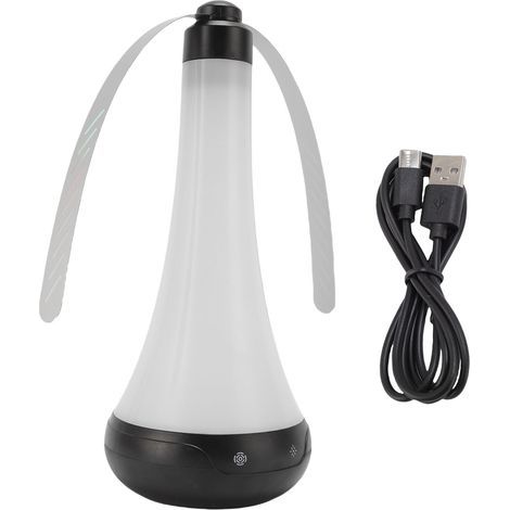 Fly Fan Mesa exterior USB recargable Spinner LED lámpara de techo para Patio pelouse jardin (1/5)