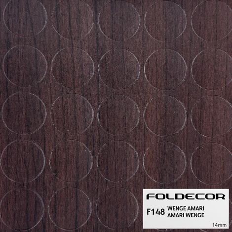 Bouchon auto-adhésif fi14 wengé amari (feuille de 25 pièces) (1/5)