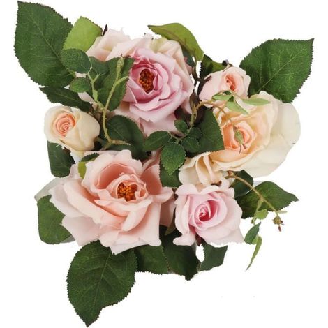 Couronne romantique de roses violettes, diamètre 20 cm (1/3)