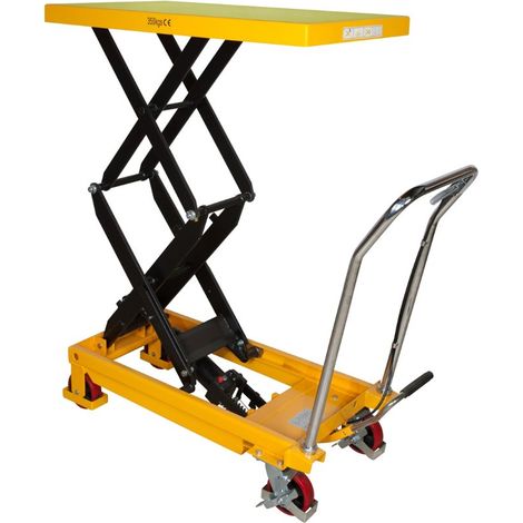 Piattaforma carrellata grande alzata 350 Kg.