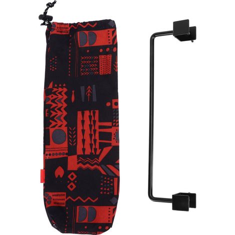 Portable Rack for Outdoor Cooking - Camping Hanger for Picnic & Barbecue, 30cm Storage (1/5)