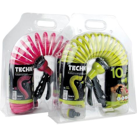 Flexibler Torsadenschlauch 9mm 10m Farbe Anis - Techn