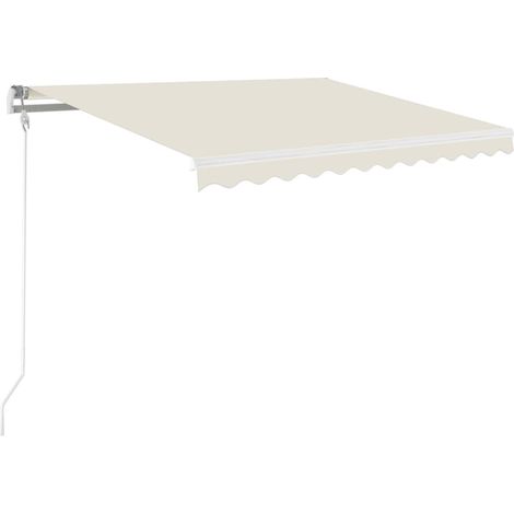 Maison Exclusive - Markise Automatisch Einziehbar 350x250 cm Crem