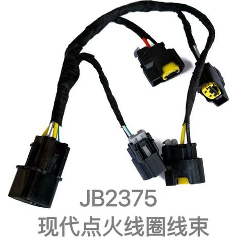 Kompatibel mit dem Hochspannungstransformator-Zündspulen-Kabelbaumstecker für die neuen Modelle Elantra, Reina, K2, K3, Forte, i30 und Langdong.