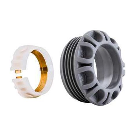 Kit d'adaptation tube PVC Ø50 pour raccord encliquetable - Série 1 - Plasson (1/2)