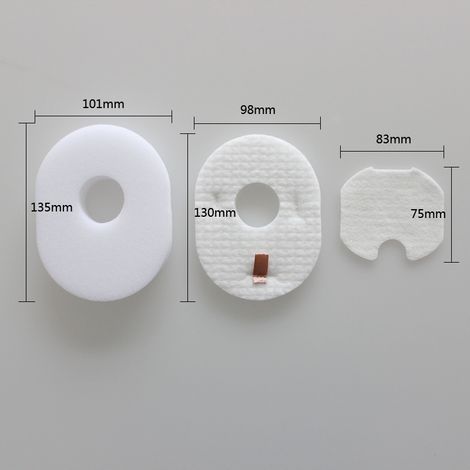 Jeberly-kompatibles Staubsaugerzubehör, Filter und Filterwatte für die Staubsauger HV300/HV310/UV450/XFFV300/HV301. (1/5)