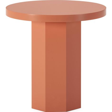 Table d'appoint en bois terre cuite - Terre cuite (1/2)