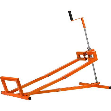 Gt Garden – Lève tracteur tondeuse avec manivelle – Charge maximale 400 kg – Hauteur de levage réglable 4 à 60 cm – Pliable pour rangement facile