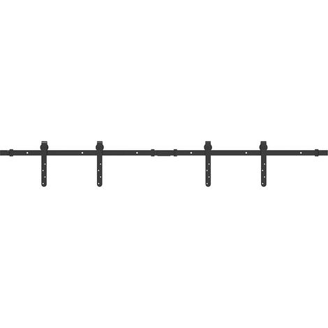 Kit de porte d'armoire coulissante 152 cm acier au carbone CFW81884 (1/5)