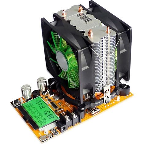 Carico elettronico a corrente costante regolabile da 180 W 20 A, tester di capacità di scarica ad alta precisione con display LCD.