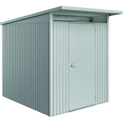 Casetta AvantGarde Misura A2 argento metallizzato con porta a due battenti