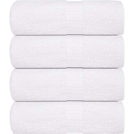 Gästetücher FROGN 4 Stk. Weiß 30x50 cm 360 g/m²