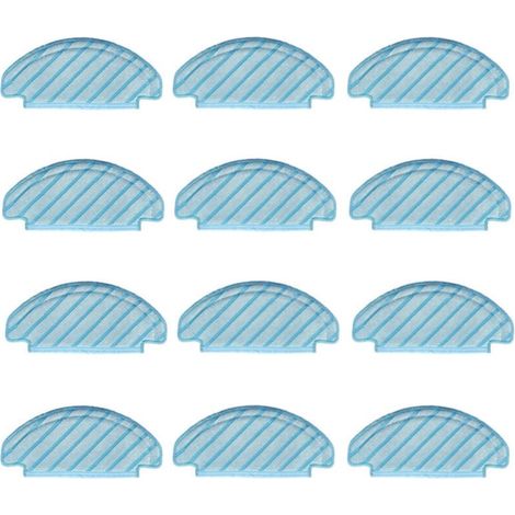 Reinigungstücher (12 Stück) kompatibel mit Ecovacs Deebot Ozmo 920/950/T5/T8/T8 AIVI/T8 Max/N7/N8+/N8/N8 Pro/T9/T9max/T9 Power Saugrobotern (1/4)