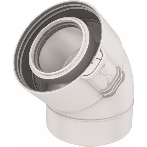 Krümmer ROLUX CONDENSATION Ã˜60/100MM PPTL/PP 45Â° Sekurit