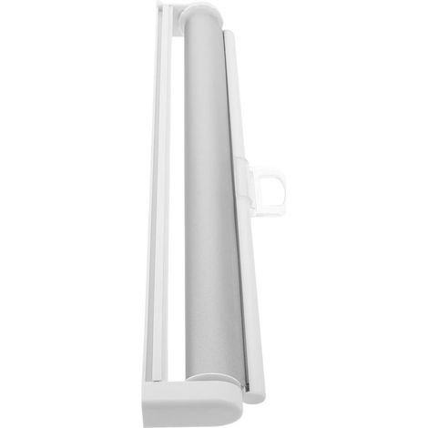 Store Extérieur Enroulable Occultant en Polyester Blanc 40X180 CM Protection Solaire Thermique sans Transmission de Lumière Terrasse et Véranda