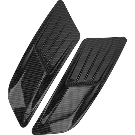 Joint Universel de Ventilation de Capot Avant Style Fibre de Carbone pour Ford Mustang 2015‑2017 (1/5)