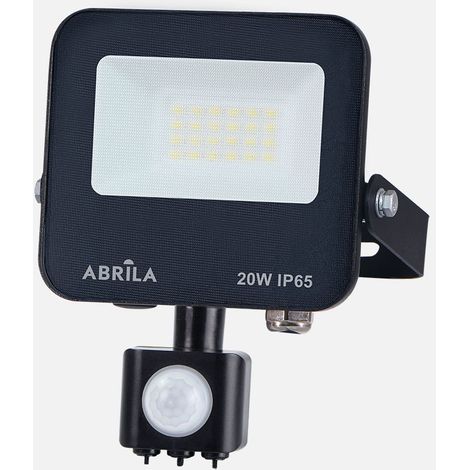 Boiro LED-Strahler mit Sensor 20W 6500K Schwarz IP65