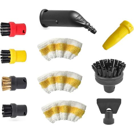 Ensemble de brosses rondes de rechange pour balai vapeur Karcher SC2 SC3 SC4 (1/5)