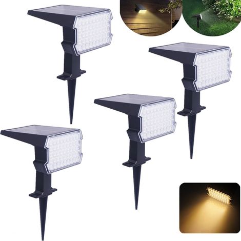 2 Pièces 8LED Lumière de Jardin Solaire, Lampes Solaires Lucioles Coloré Etanche IP65, Lumière Oscillante Lumières Solaire Firefly Extérieur Décoratives pour Allée Terrasse, Jardin, Patio (1/5)