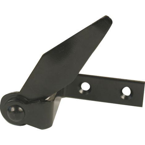 Fermo su piatto in acciaio preverniciato, H.95 x L.80 x P.60 mm AFBAT