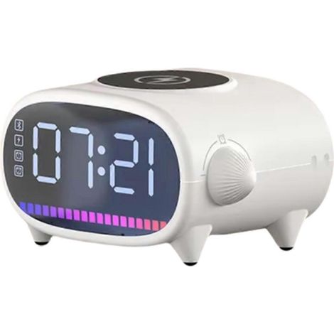 Haut-parleur Bluetooth multifonctionnel avec alarme de charge rapide sans fil (1/5)