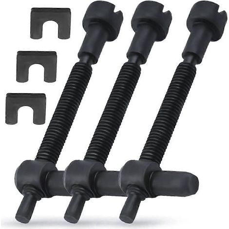 Lot de 3 tendeurs de chaîne pour tronçonneuse Husqvarna 61, 66, 266, 268, 272, 281, 288, 162, 181 et 281XP (référence 501537101). (1/5)
