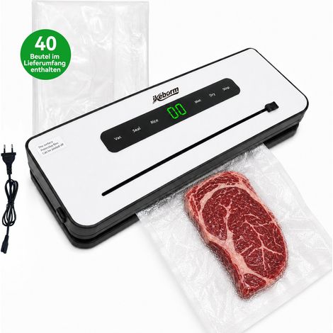 Machine sous vide puissante avec 6 modes, bac récupérateur de gouttes amovible et lame de coupe. (1/5)